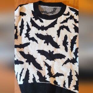 Bat sweater, emo, punk, goth